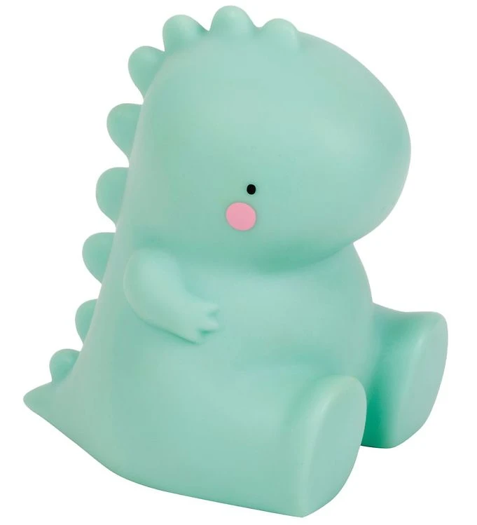 A Little Lovely Company Lamp - 12,5 Cm - T-Rex - Groen 1 A Little Lovely Company Lamp - 12,5 Cm - T-Rex - Groen