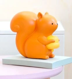 A Little Lovely Company Lamp - 12,5 Cm - Eekhoorn - Lichtbruin -A Little Lovely Company Winkel CA977 3