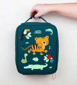 A Little Lovely Company Koeltas - Petrol M. Jungle -A Little Lovely Company Winkel XB936 3