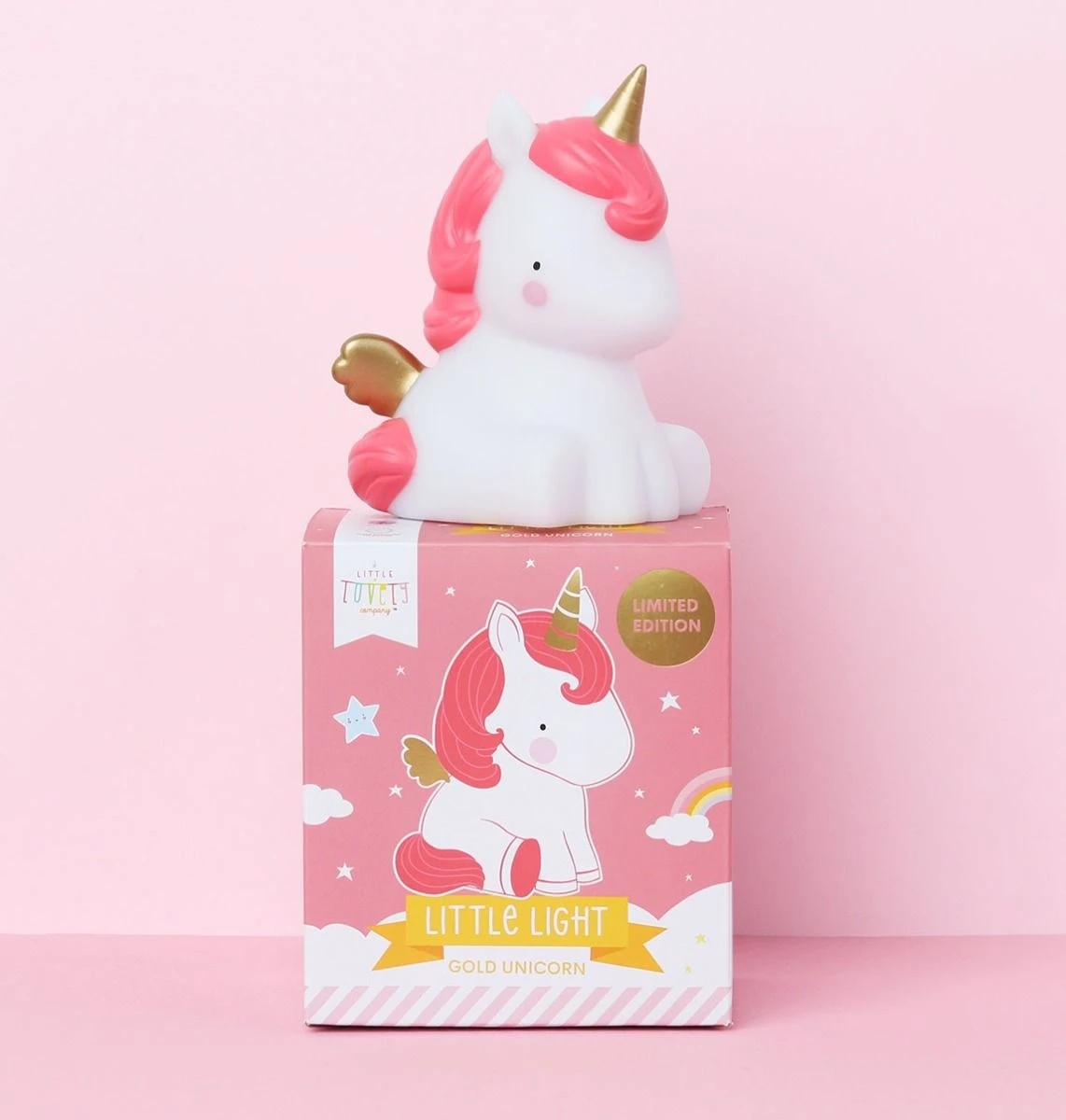 Nachtlampje Kinderkamer Little Unicorn Goud A Little Lovely Company 4 Nachtlampje Kinderkamer Little Unicorn Goud A Little Lovely Company - Afbeelding 4