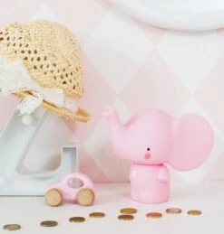 Spaarpot Kinderkamer Olifant Roze A Little Lovely Company -A Little Lovely Company Winkel image 15