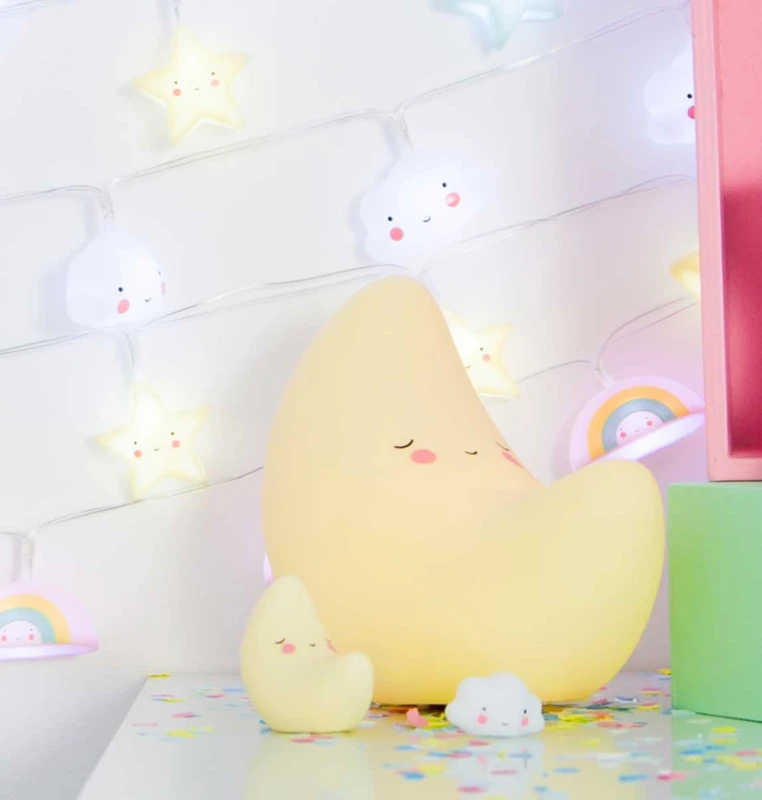 Mini Moon Lampje A Little Lovely Company 3 Mini Moon Lampje A Little Lovely Company - Afbeelding 3