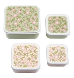 A Little Lovely Company Lunch & Snack Box Set Bloesems