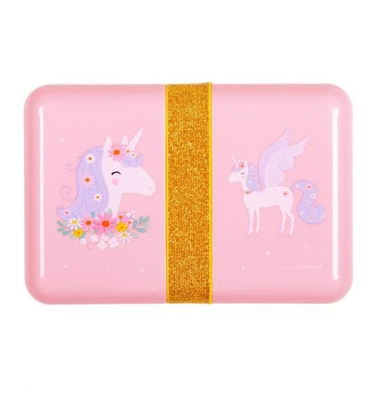 A Little Lovely Company Lunch Box Unicorn + Gratis Stickers 1 A Little Lovely Company Lunch Box Unicorn + Gratis Stickers